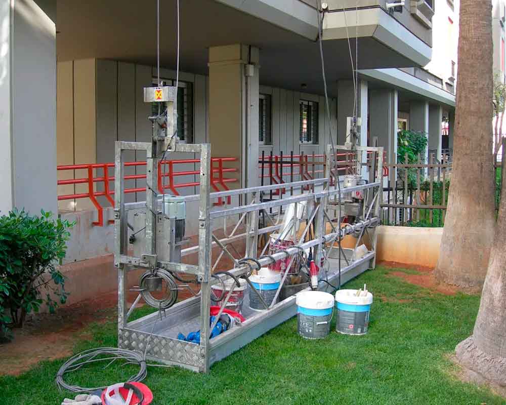 andamios colgantes electricos
